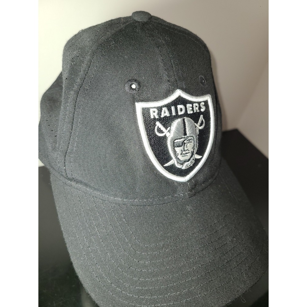 Oakland Raiders New Era NFL Equipment Adjustable Hat/Cap‎ NFL Black